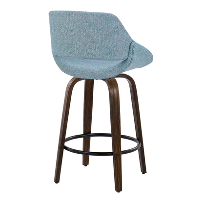 Counter Stool & Round Footrest (Set of 2)
