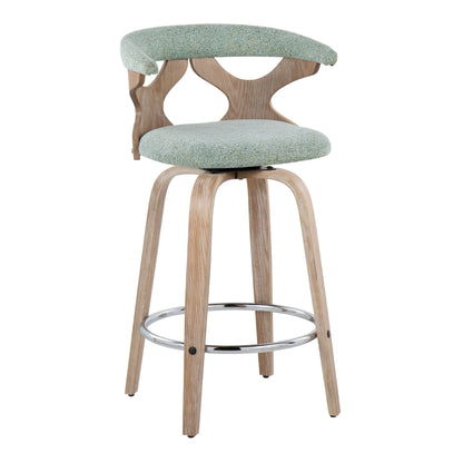 Fixed Height Counter Stool With Swivel (Set of 2)