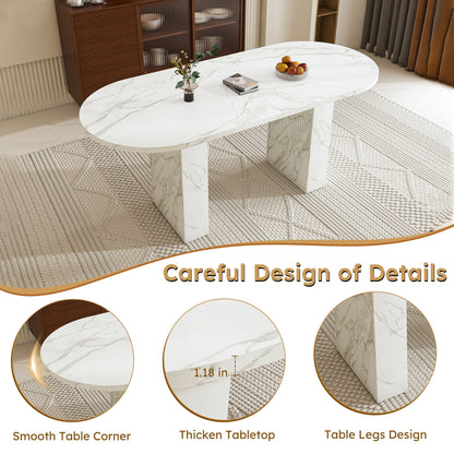 Dining Table With Wood Strip Base