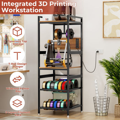 3D Printer Stand With Filament Storage