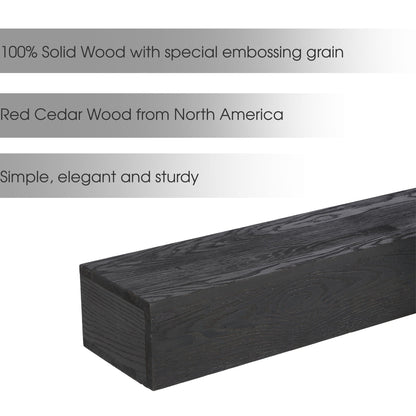 48'' Embossed Fireplace Mante