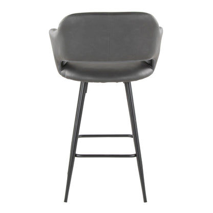 Counter Stool With Square Footrest (Set of 2)