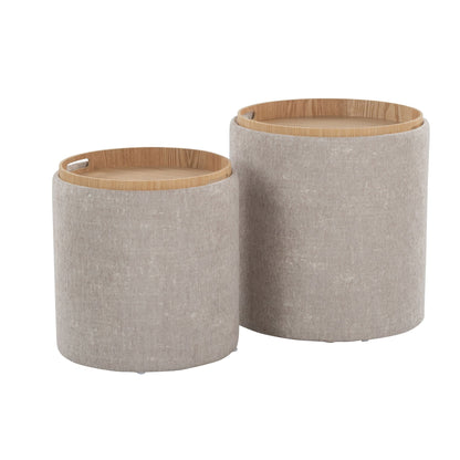 Nesting Ottoman Set