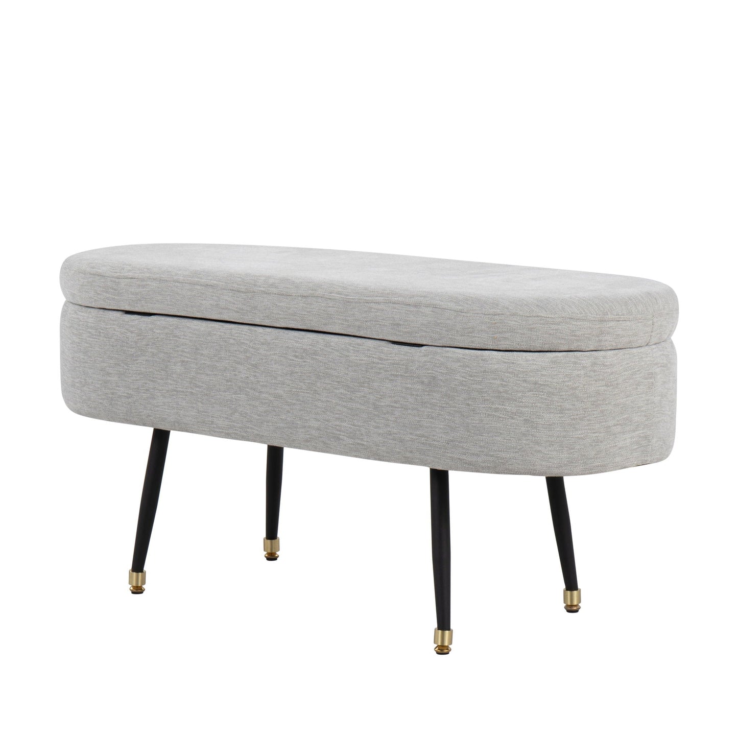 Storage Bench - Black / Light Gray