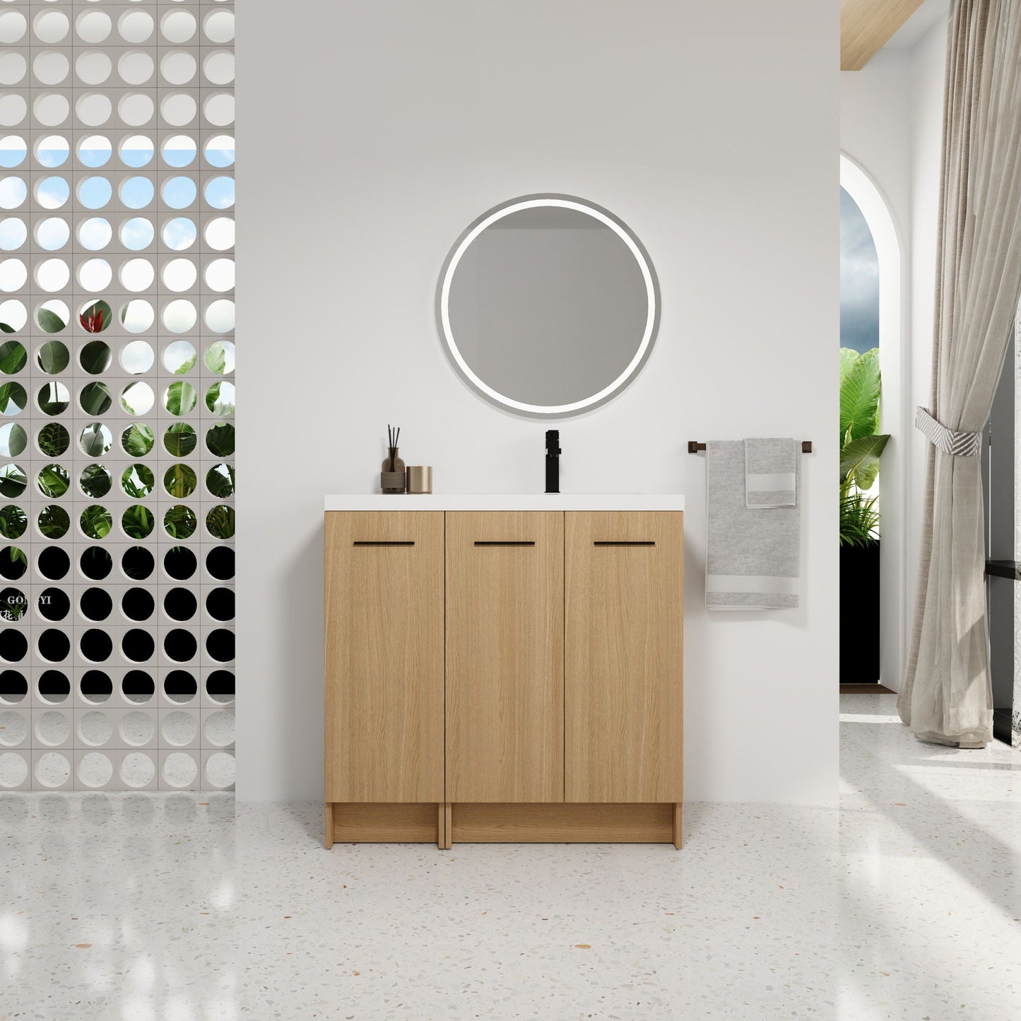 Wall Mounted Floating Bathroom Vanity