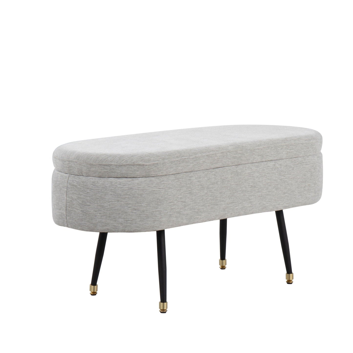 Storage Bench - Black / Light Gray
