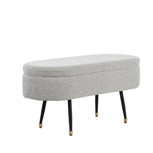Storage Bench - Black / Light Gray