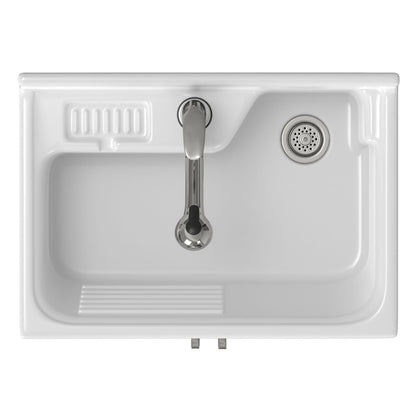 Laundry Cabinet & Faucet And Stainless Steel Sink