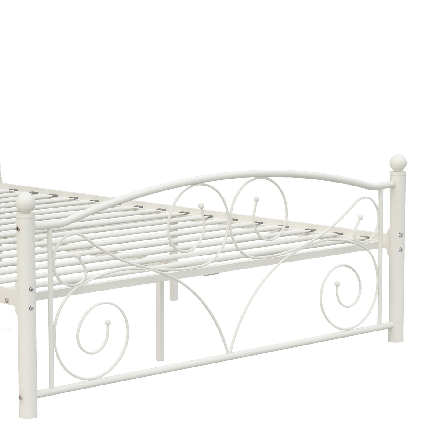 Bed Frame with Headboard and Footboard