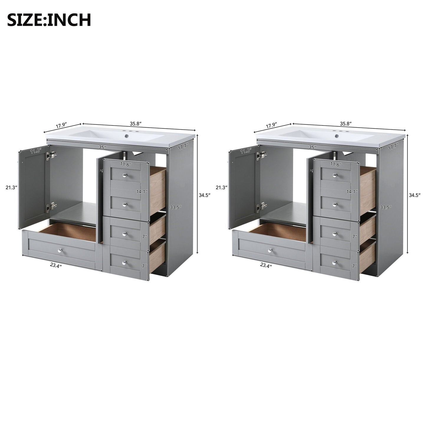 Bathroom Vanity Cabinet & Sink