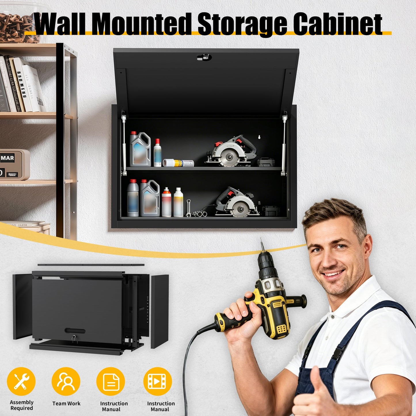 Heavy Duty Metal Tool Storage Cabinet