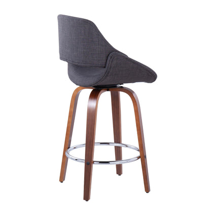 Counter Stool With Round Footrest (Set of 2)