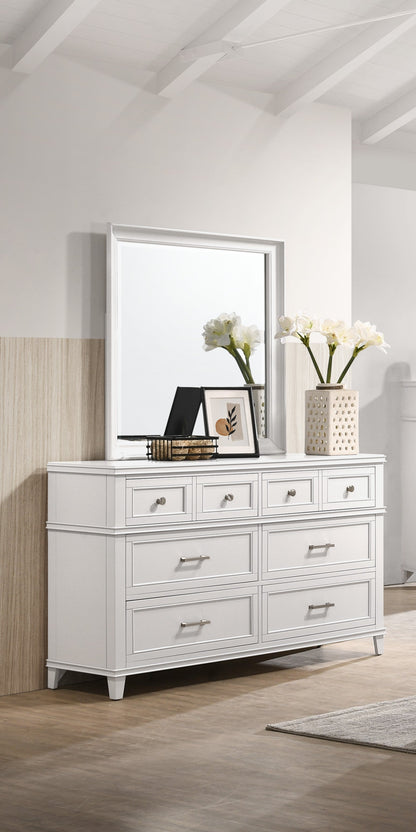 White 6 Drawer Dresser
