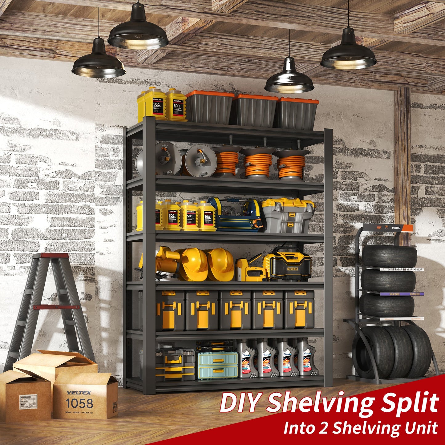 Metal Shelves for Storage Garage Shelving