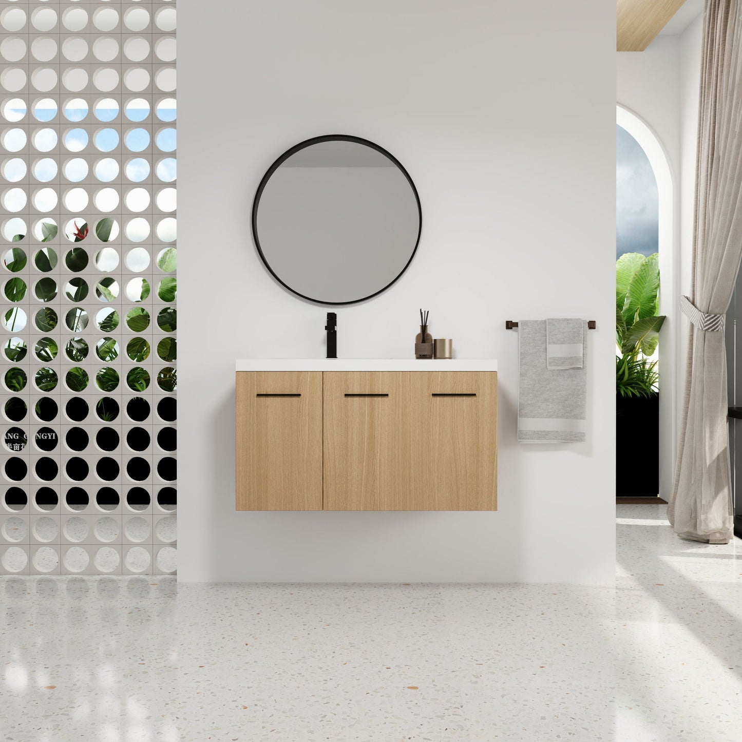 Wall Mounted Floating Bathroom Vanity