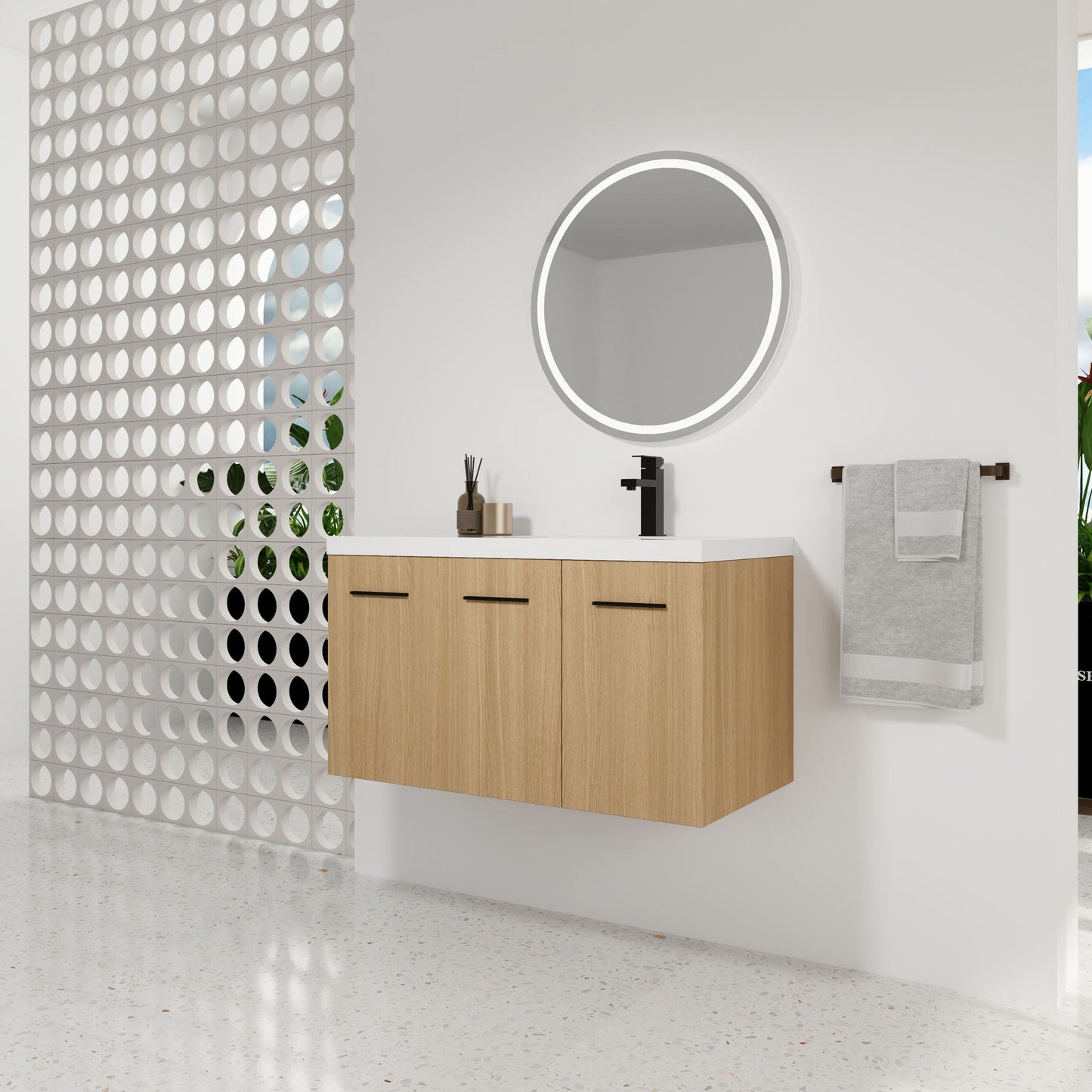 Wall Mounted Floating Bathroom Vanity