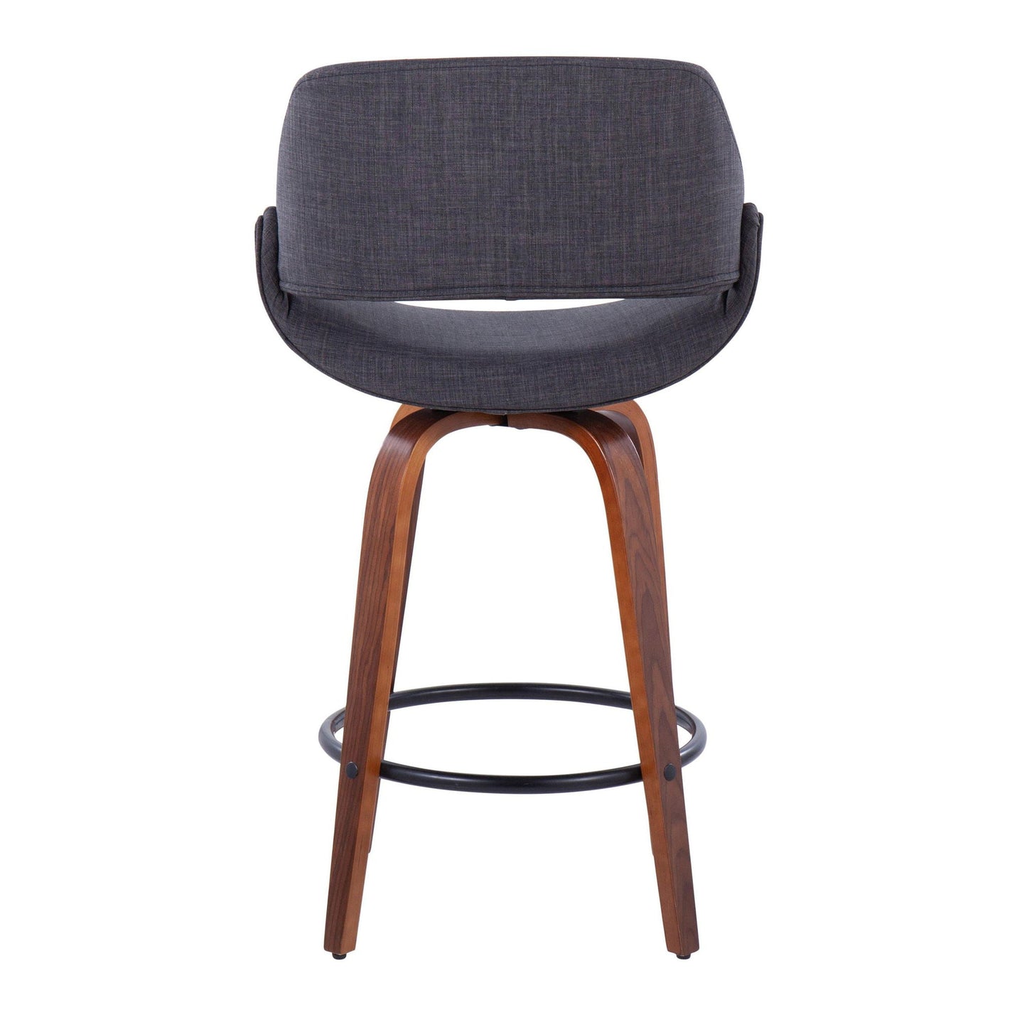 Counter Stool & Round Footrest (Set of 2)