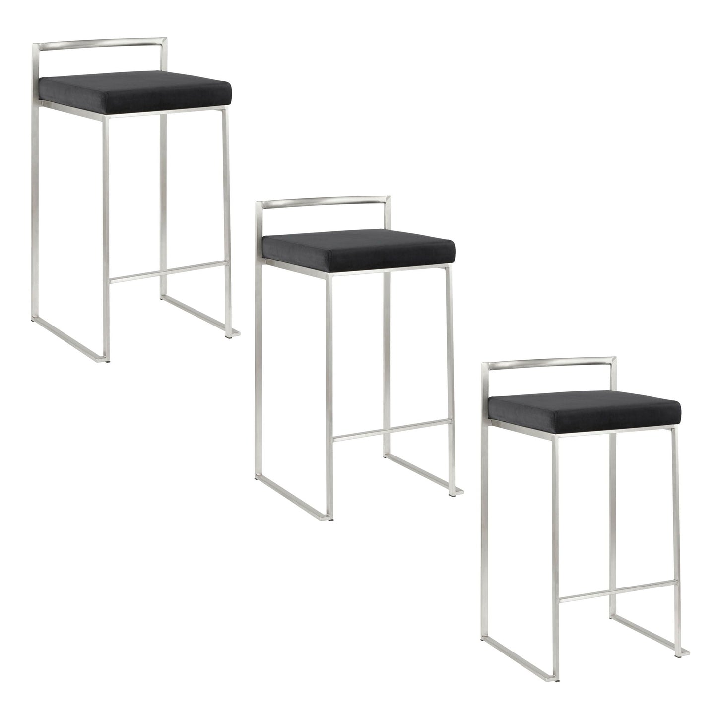 Elegant Stackable Counter Stool Set