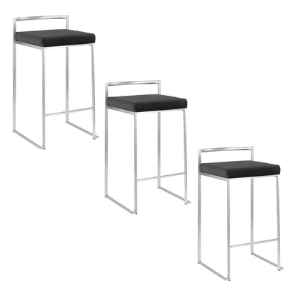 Elegant Stackable Counter Stool Set
