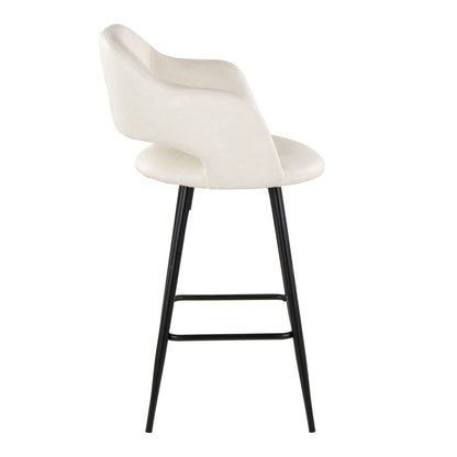 Counter Stool With Square Footrest (Set of 2)