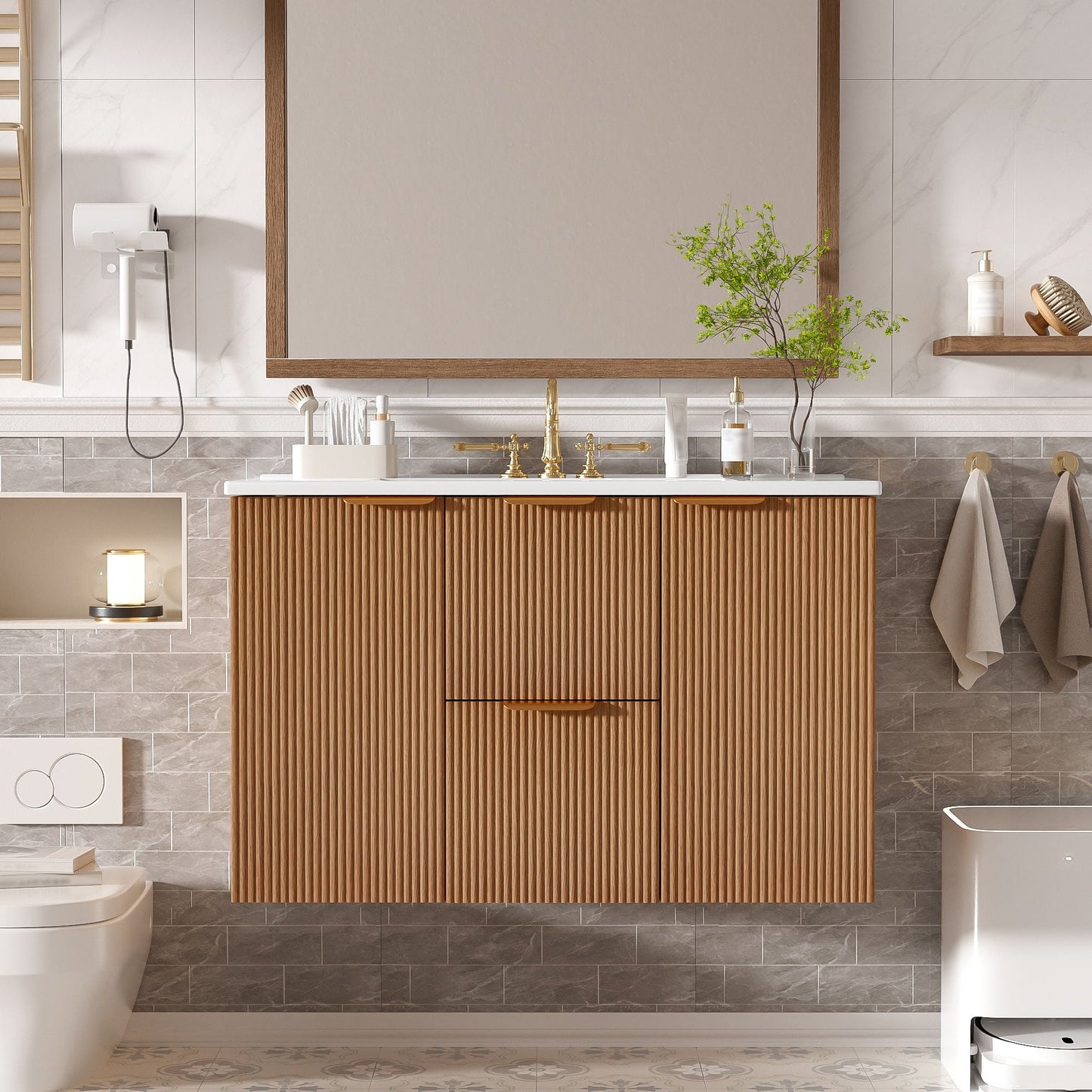 Wall Mounted Bathroom Vanity