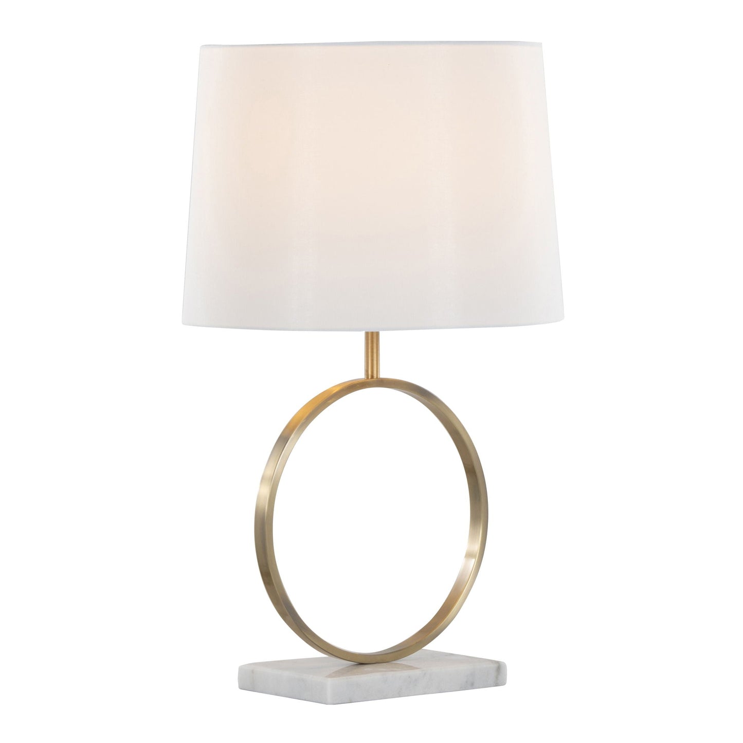 Table Lamp - White / Gold