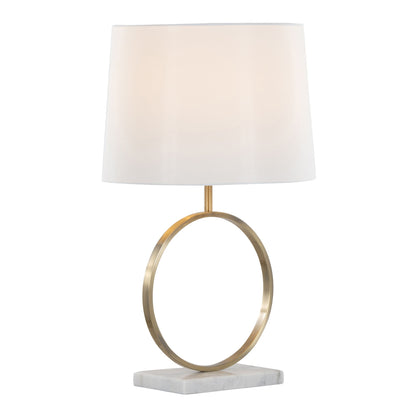 Table Lamp - White / Gold