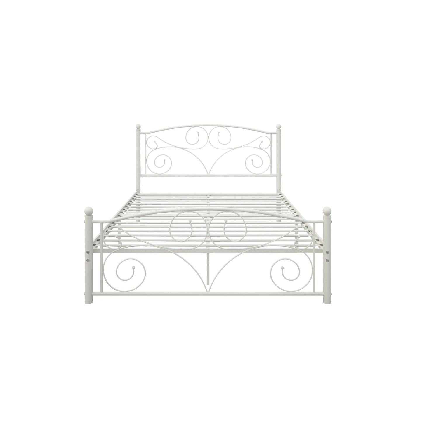 Bed Frame with Headboard and Footboard