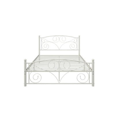 Bed Frame with Headboard and Footboard