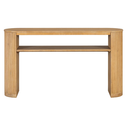 Console Table With Fluted Legs