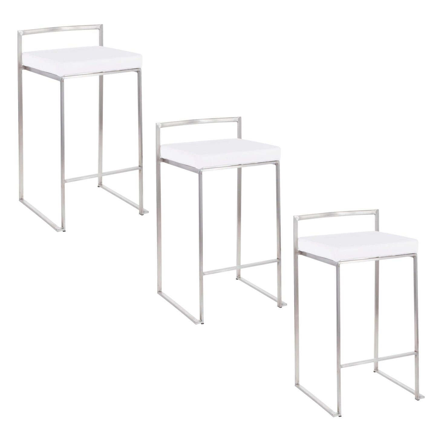 Elegant Stackable Counter Stool Set