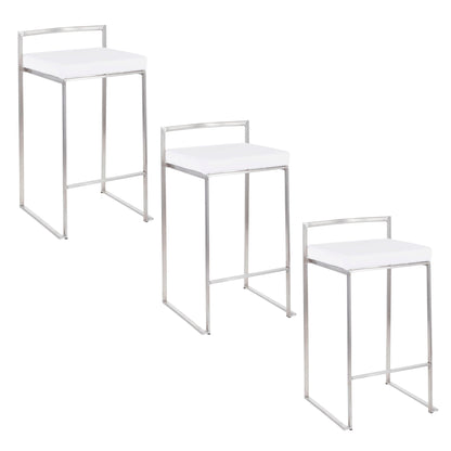 Elegant Stackable Counter Stool Set