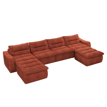 L Shaped Modular Beanbag Sofa