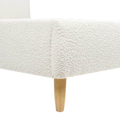 Headboard Upholstered Platform Bed, King