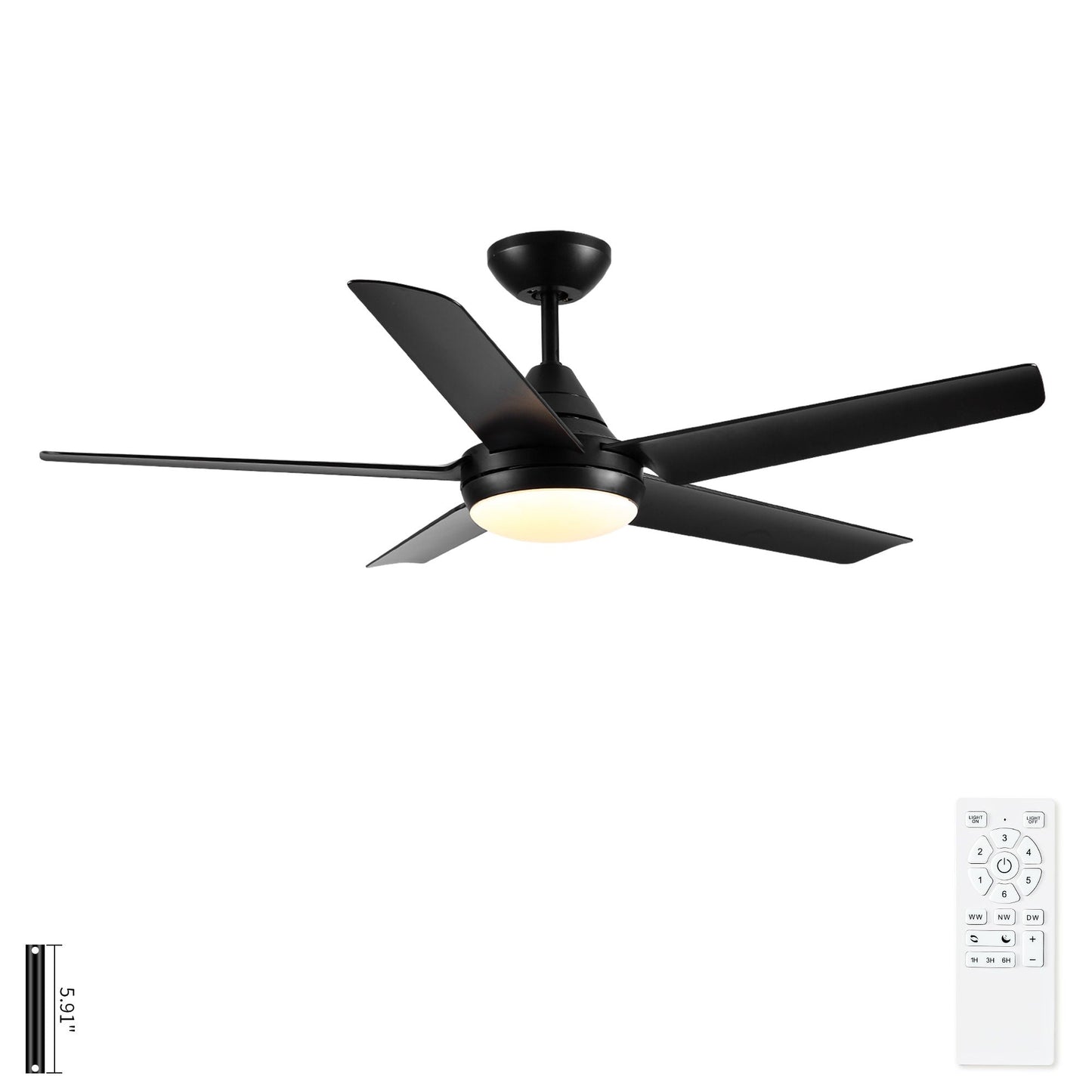 Ceiling Fan With Lights And Remote Control