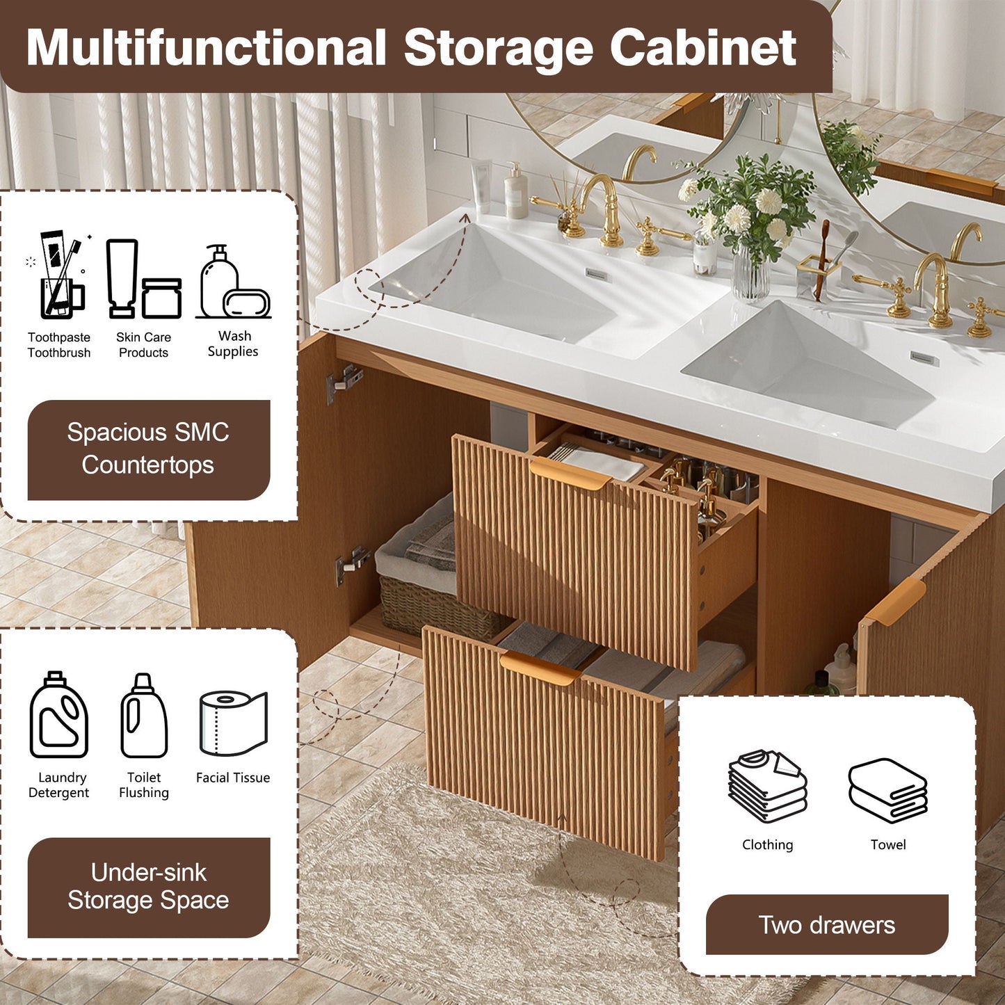 Wall Mounted Bathroom Vanity