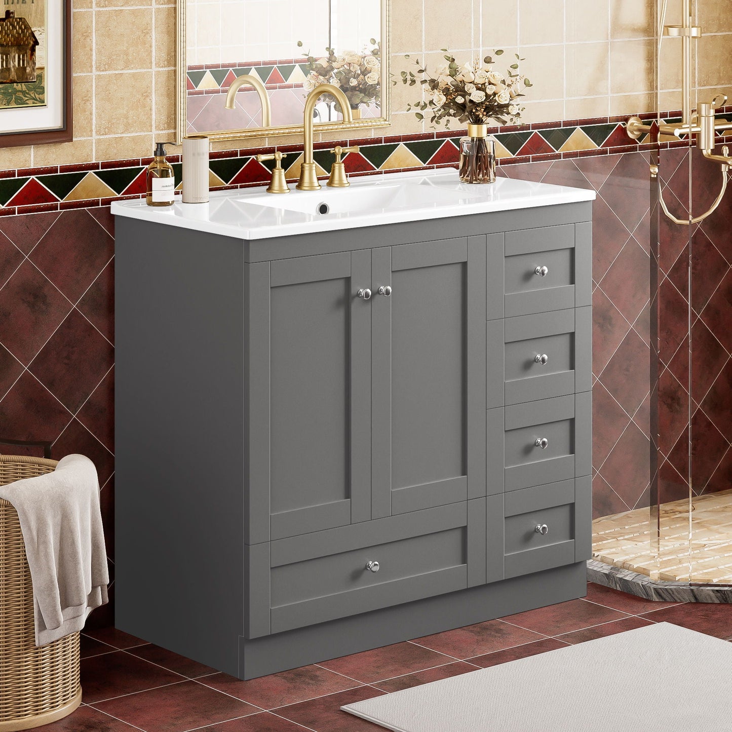 Bathroom Vanity Cabinet & Sink