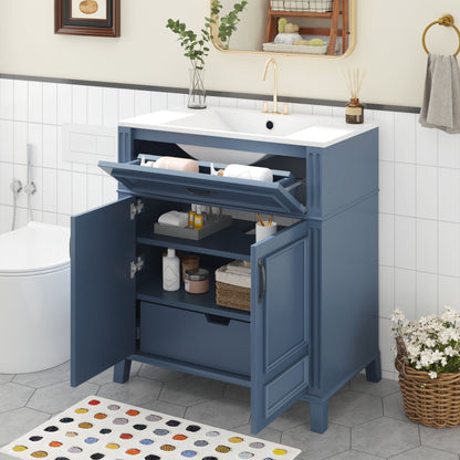 Bathroom Vanity With Sink Storage Cabinet