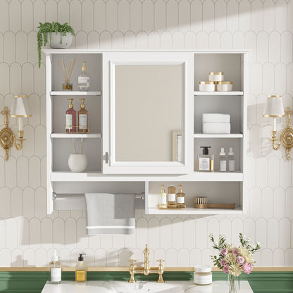 Mirror Cabinet With Adjustable Shelves