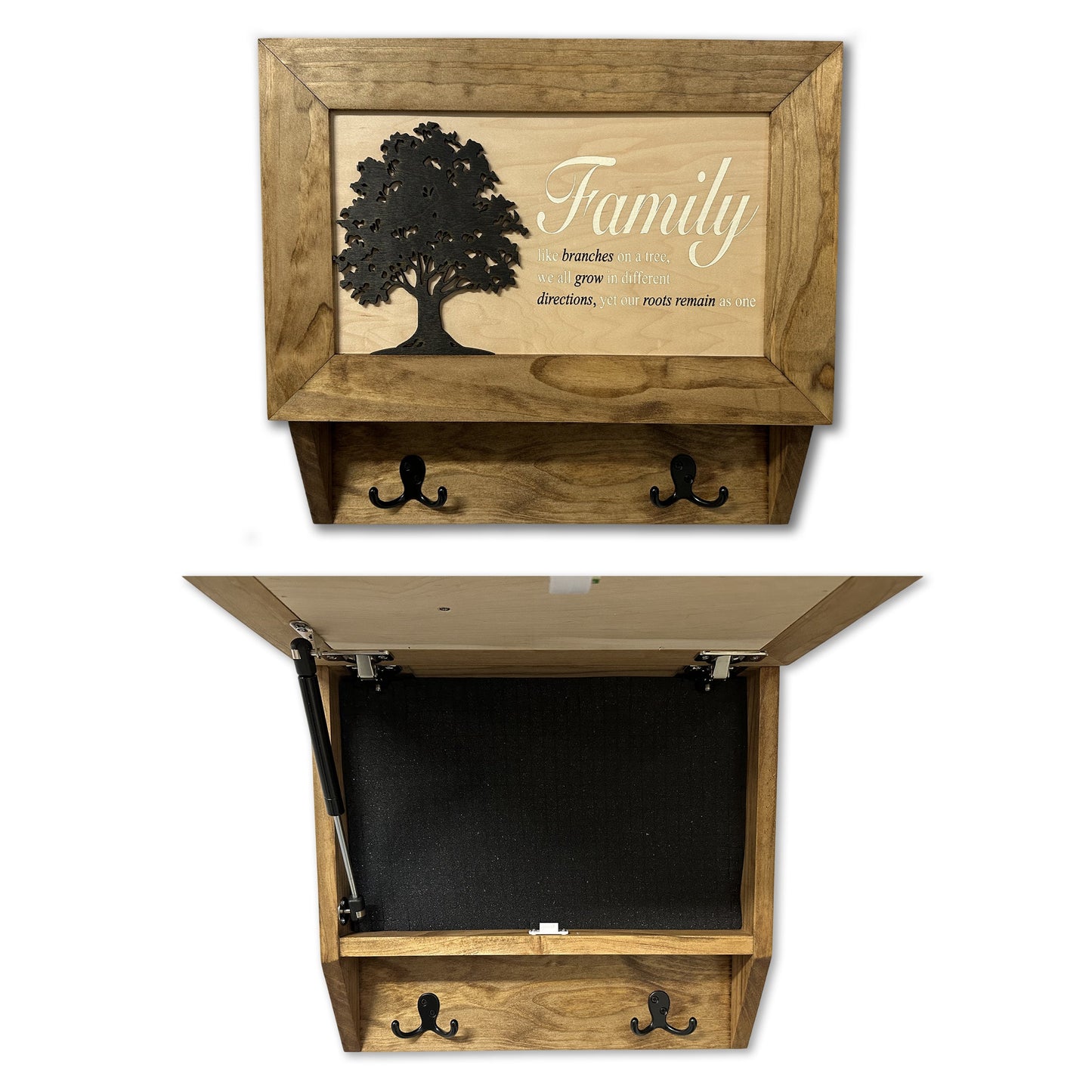Family Tree Gun Safe Coat Rack & Shelf
